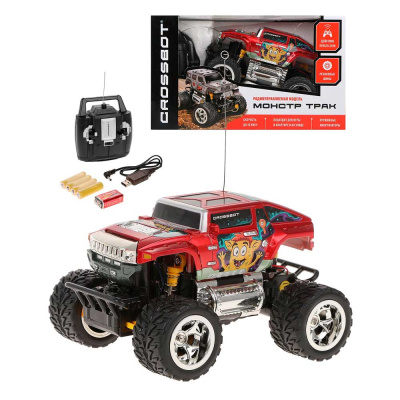 Машинка на радиоуправлении Джип Монстр трак Crossbot 870611